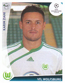 Karim Ziani VfL Wolfsburg samolepka UEFA Champions League 2009/10 #137